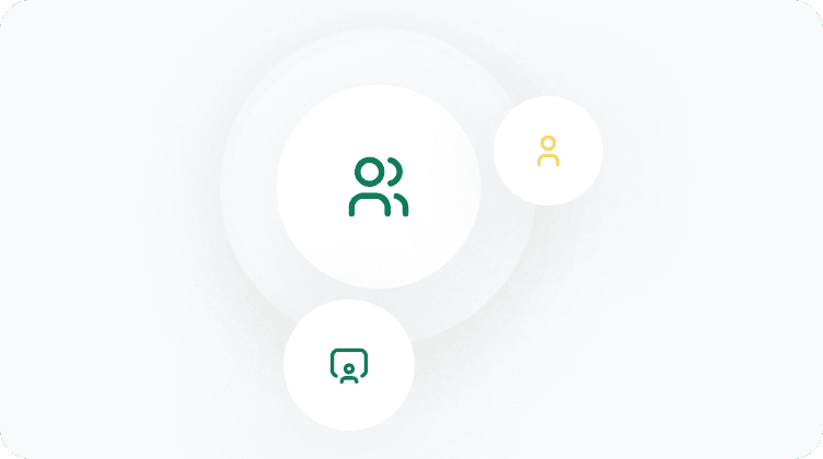 Strong team collaboration milestone illustration