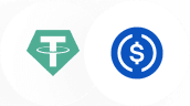 Supported crypto wallet payout logos