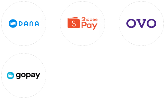 E-wallet payout logos