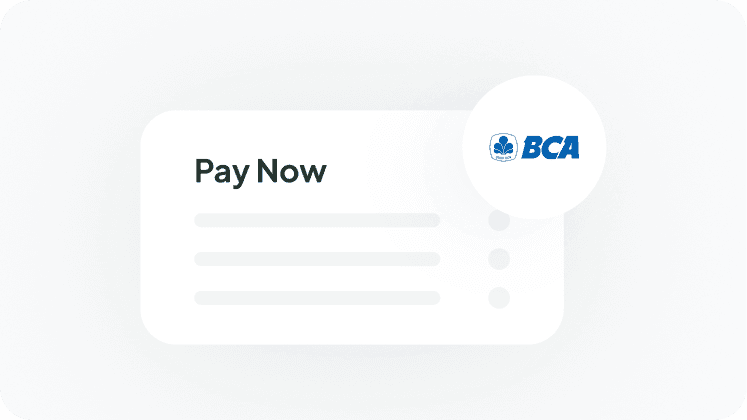 Pay Now card with bank logo