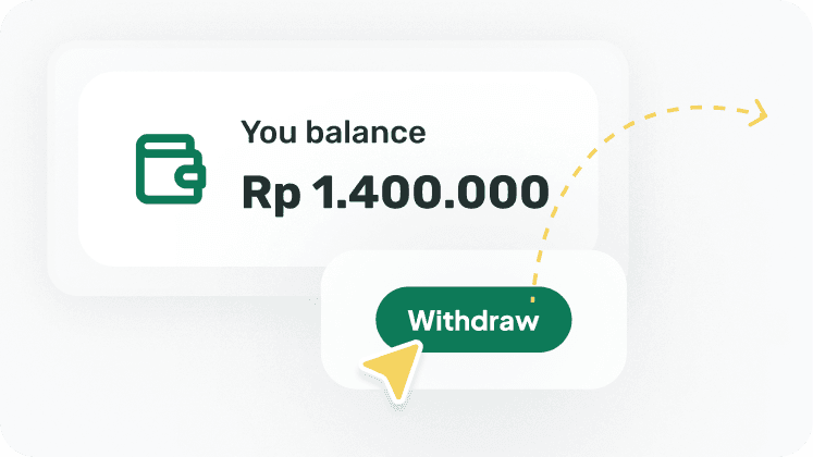 Withdraw action on settled balance