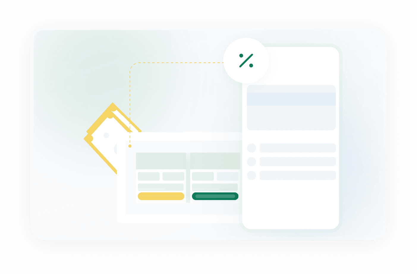 Banking Savings product illustration