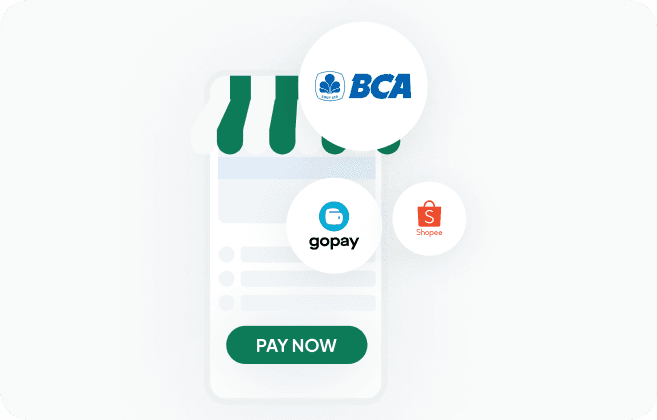 Local Indonesian payment methods for merchant checkout