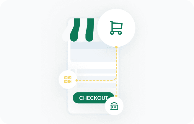 Local buyer checkout methods including QRIS, virtual accounts, and wallets